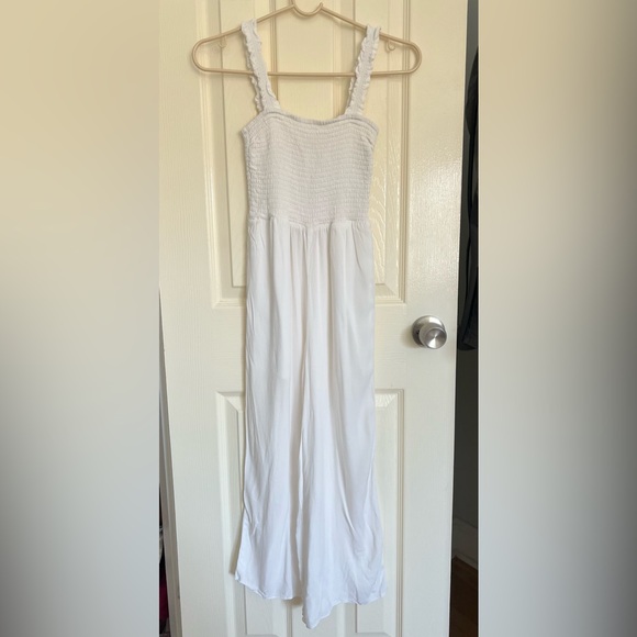 Wilfred Pants - Aritzia Wildred White Jumpsuit